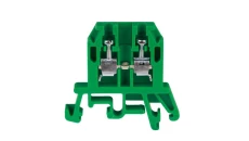 Złączka szynowa przelotowa 2-przewodowa 2,5mm2 zielony ZUG-G2,5 A11-0075