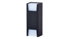 Kinkiet ścienny góra dół na GU10 Czarny z serii SLOT K-8145 Kaja Lighting