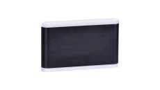 Kinkiet ogrodowy elewacyjny SITRA, czarno-biały, IP54 LED barwa neutralna 730Lm Kaja Lighting