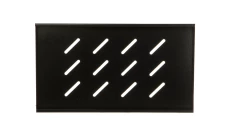 Półka do szaf 19 450/600mm czarna LANBERG (1U/500x280mm udźwig do 20kg, montaż 4 punktowy) AK-1001-B