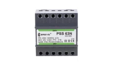 Transformator 1-fazowy modułowy bezpieczeństwa PSS 63N 230/ 24V 2,6A, na szynę DIN, IP20, Ta 40, 16024-9890