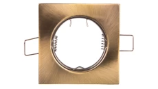 Sufitowa oprawa punktowa PORTO, IP20, kwadrat, patyna, TYP DS10