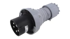 Wtyczka przenośna 125A 5P 500V czarna IP67 POWER TWIST 045-7