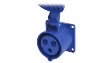 Gniazdo tablicowe 32A 3P 230V /70x70/ niebieskie IP44 323-6