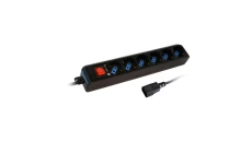 Listwa zasilająca z kablem do UPS - 6-gniazdowa IUPS-PCP-6V