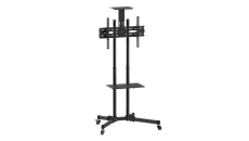 Stojak Mobilny TV LED/LCD 37-70 Cali 50kg 2 Półki Regulowany