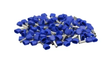 Końcówka tulejkowa podwójna izolowana /niebieska/ TV 16-14 /100szt./