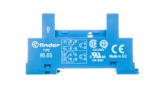 Gniazdo do przekaźników serii 40.51/40.52/40.61/44.52/44.62 zaciski śrubowe montaż na szynę DIN 35mm (klip metalowy) 95.65SMA