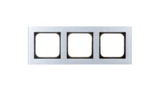 SONATA Ramka potrójna aluminium metal R-3RA/35