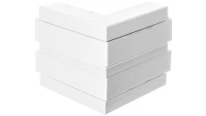 Naroże zewnętrzne stałe RAPID 45-2 190x190x165 GK-AS53165RW białe 6113410