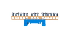 N15 kolor niebieski 15x16mm2 Listwa zaciskowa neutralna MAD0015N15