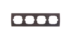 LOGI Ramka poczwórna pozioma Grafit 021490041 25297