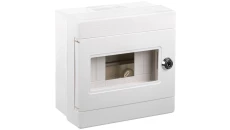 Rozdzielnica modułowa Alfa 2 1x7 modułów zamek+szyba IP44 ALFA 2 Z ALFA 7S ZSZ 5-405