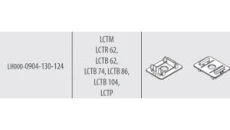 Trzymacz na szynę DIN do prze.LCTB62-104 Uchwyty do montażu przekładników na szynę DIN 35 mm LH000-0904-130-124