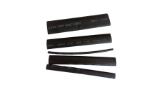 Zestaw rurek termokurczliwych, 3/5/8/10/15-10cm, czarne 08324 /5szt./