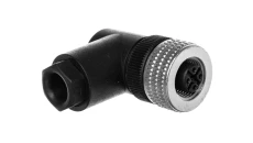 Złącze żeńskie M12 kątowe 5-pinowe dławica Pg7 metal XZCC12FCM50B