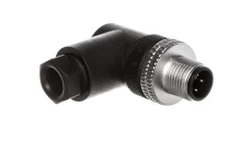 Złącze męskie M12 kątowe 4-pinowe dławica Pg7 metal XZCC12MCM40B