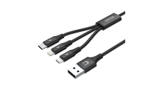 UNITEK PRZEWÓD USB 3IN1CHARGING (C,LIGHTNING,MUSB)