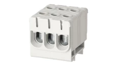 Blok rozdzielczy ‑ odgałęźny 3 ‑ polowy 2,5-50mm2 szary montaż płaski FJ-E50/3 1000057