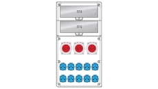 Rozdzielnica R-BOX 740 34S:3x32/5,10x250V,IP65 B.18.740-5_IP65
