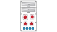 Rozdzielnica R-BOX 740 34S:1x125/5,1x63/5,2x32/5,4x250V,IP65 B.18.740-12_IP65