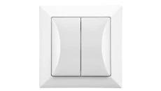 Łącznik podtynkowy świecznikowy, Pola biały, 33022