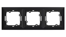Ramka potrójna Pola czarna, 33211