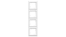 Ramka poczwórna, biała, 33033