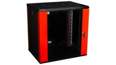 Szafa wisząca RACK 19 9U 450mm czerwono-czarna GT
