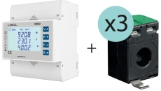 Miernik parametrów sieci 3-fazowej NR32+przekładniki 100/5A NR32_ZESTAW_100A