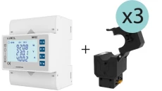 Miernik parametrów sieci 3-fazowej NR32+przekładniki 150/5A NR32_ZESTAW_150A