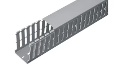 Korytko grzebieniowe samogasnące 8/12/8 60x60 szare z pokrywą PV UV /2m/ (opak. 32m)