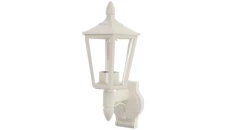 Oprawa elewacyjna, kinkiet L 15 M 60W E27 IP44 tworzywo sztuczne biała 069186