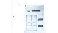 Rozdzielnica metalowa licznikowa RLP-1L3F+24M podtynkowa 5-0005