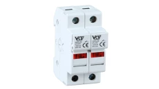 Podstawa bezpiecznikowa PV z kontrolką 2P 10x38mm 32A 1000V DC / VCX