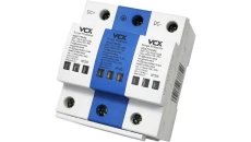 Ochronnik przepięć fotowoltaiczny DC klasy T1T2 (B+C) 3P 1200V 25kA GDT z iskiernikiem gazowym VCX BLUE