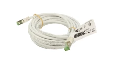 Kabel krosowy RJ45 z surowym kablem CAT 8.1 S/FTP, AWG 26, biały, 7.5m, 61108