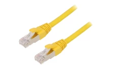 ETH-24441429 Patch cord ETHERLINE Cat.6a,S/FTP 6a linka Cu LSZH żółty