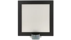 Oprawa ścienna, kinkiet z czujnikiem ruchu i zmierzchu L 20 60W E27 tworzywo sztuczne, antracyt 035693