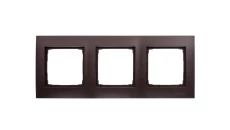 Simon 54 Premium Ramka potrójna brąz mat DR3/46