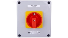 Łącznik krzywkowy 0-1 63A 3P w obudowie żółto-czerwony SK63-2.8211OB16ZC