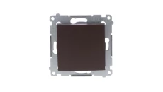 Simon 54 Łącznik pojedynczy, szybkozłącza, brąz mat DW1.01/46