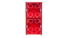 Puszka pojedyncza - ściany murowane 71x71x43mm czerwony 080141