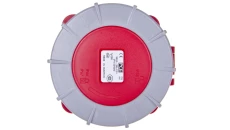 Gniazdo tablicowe 63A 4P 400V /100x100/ czerwone IP67 POWER TWIST 334-6