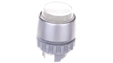 Napęd przycisku 22mm biały z samopowrotem z podświetleniem SP22-WLB