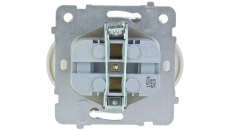 KARO ECRU GNIAZDO PODWÓJNE Z UZIEMIENIEM