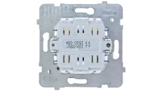 KARO Przycisk podwójny zwierny srebrny perłowy ŁP-17S/m/43