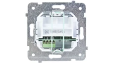 KARO Gniazdo telefoniczne podwójne RJ11 równoległe białe GPT-2SR/m/00