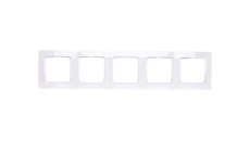KARO Ramka pięciokrotna biała R-5S/00