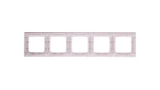 KARO Ramka pięciokrotna do łączników IP44 ecru perłowy RH-5S/42